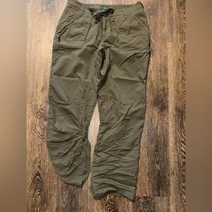The North Face Hiking Pants Adjustable Khaki Size 10